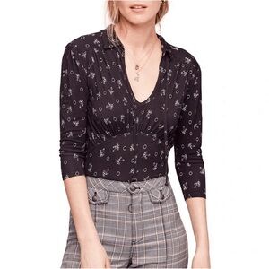 FREE PEOPLE SORAYA CUT OUT TOP NWT
